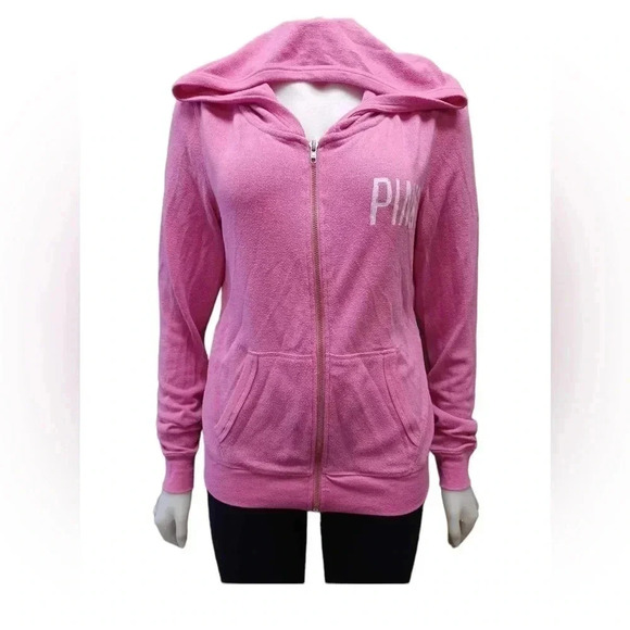 Pink Victoria Secret Bundle Of 3 Sweatshirts Size Small - Picture 10 of 14
